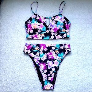 Hobie Island 2 piece high waisted bikini set